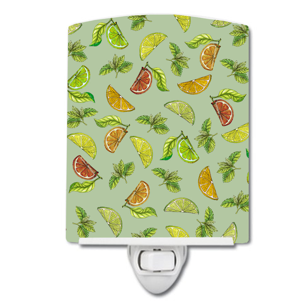 Lemons, Limes and Oranges Ceramic Night Light BB5206CNL - the-store.com