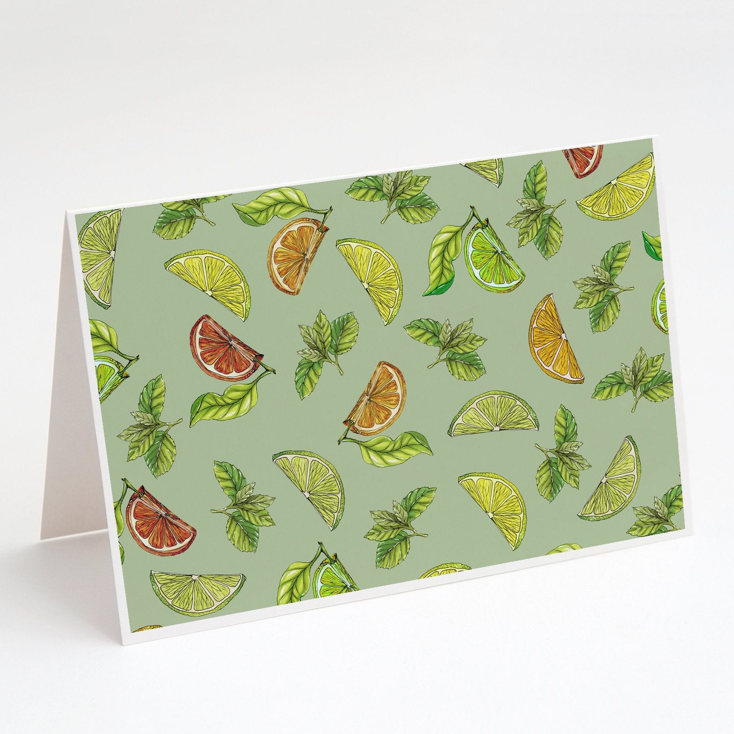 Buy this Lemons, Limes and Oranges Greeting Cards and Envelopes Pack of 8