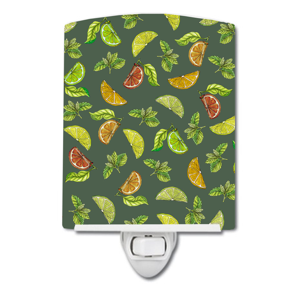 Lemons, Limes and Oranges Ceramic Night Light BB5207CNL - the-store.com