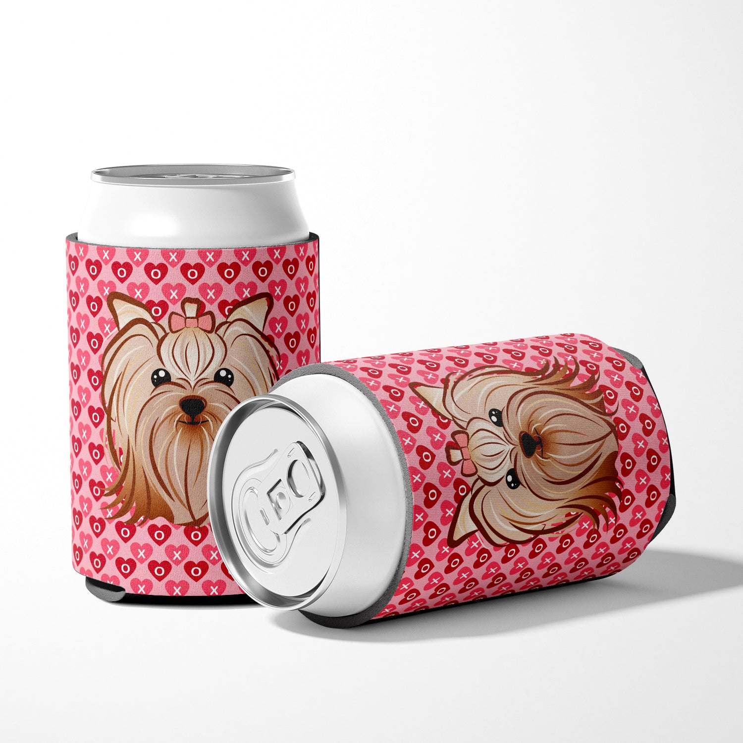 Yorkie Yorkishire Terrier Hearts Can or Bottle Hugger BB5274CC  the-store.com.