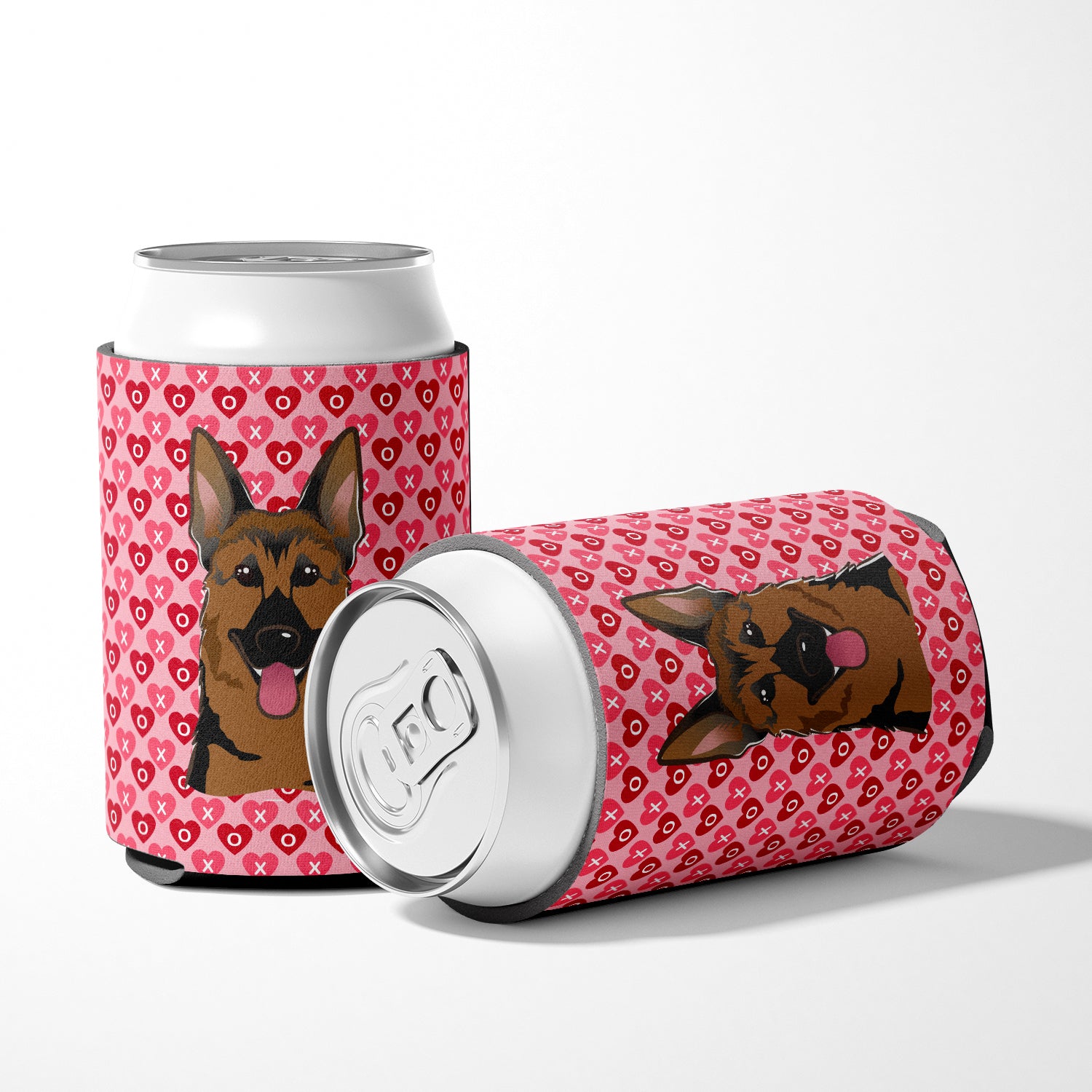 German Shepherd Hearts Can or Bottle Hugger BB5281CC  the-store.com.