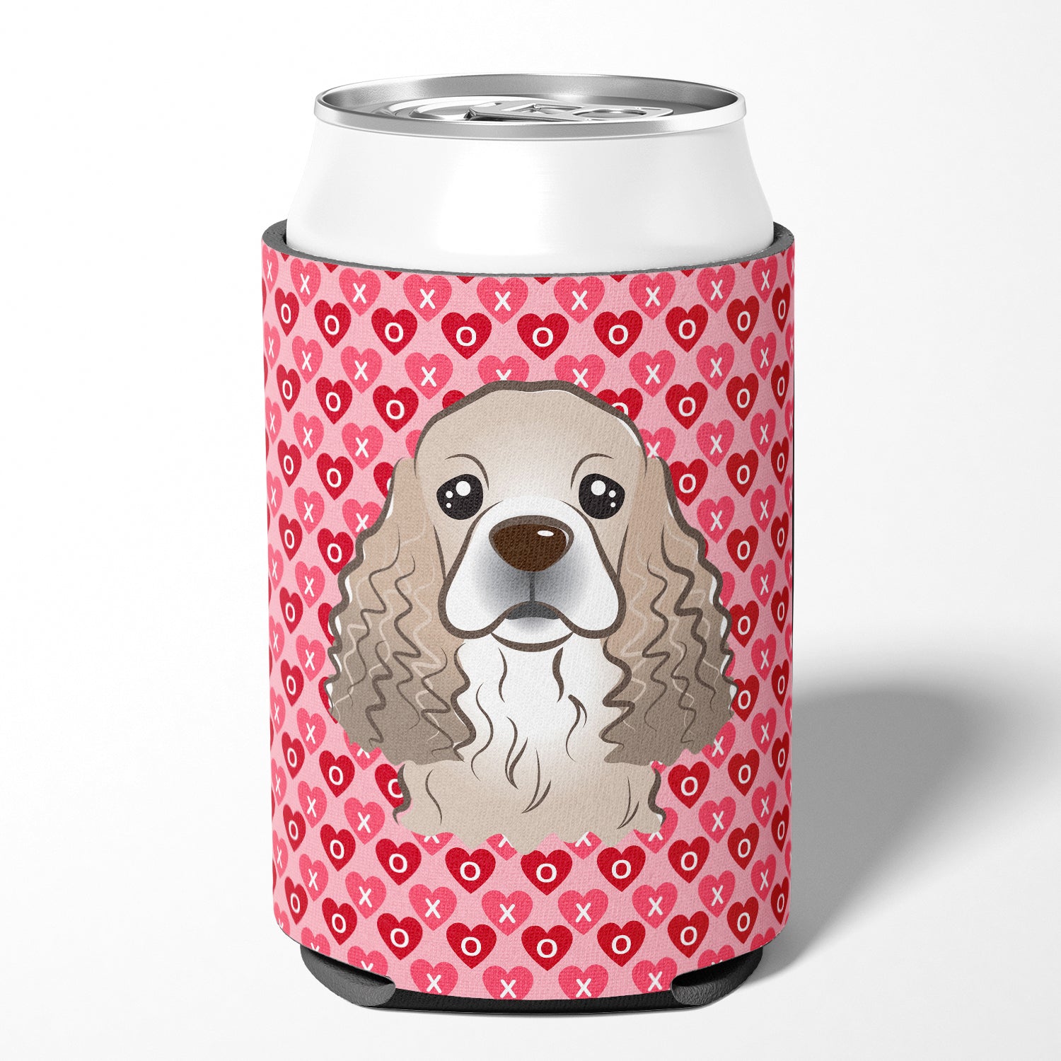 Cocker Spaniel Hearts Can or Bottle Hugger BB5286CC  the-store.com.