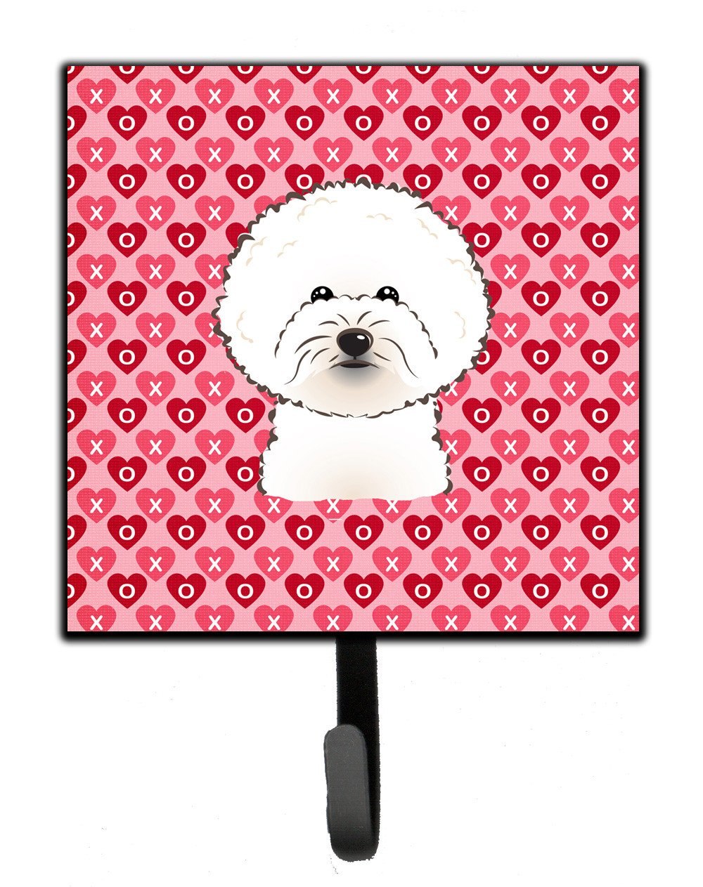 Bichon Frise Hearts Leash or Key Holder BB5287SH4 by Caroline&#39;s Treasures