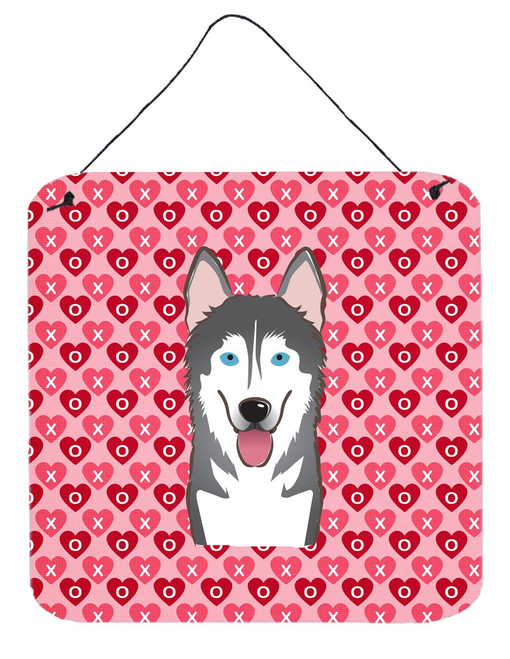 Alaskan Malamute Hearts Wall or Door Hanging Prints BB5288DS66 by Caroline's Treasures