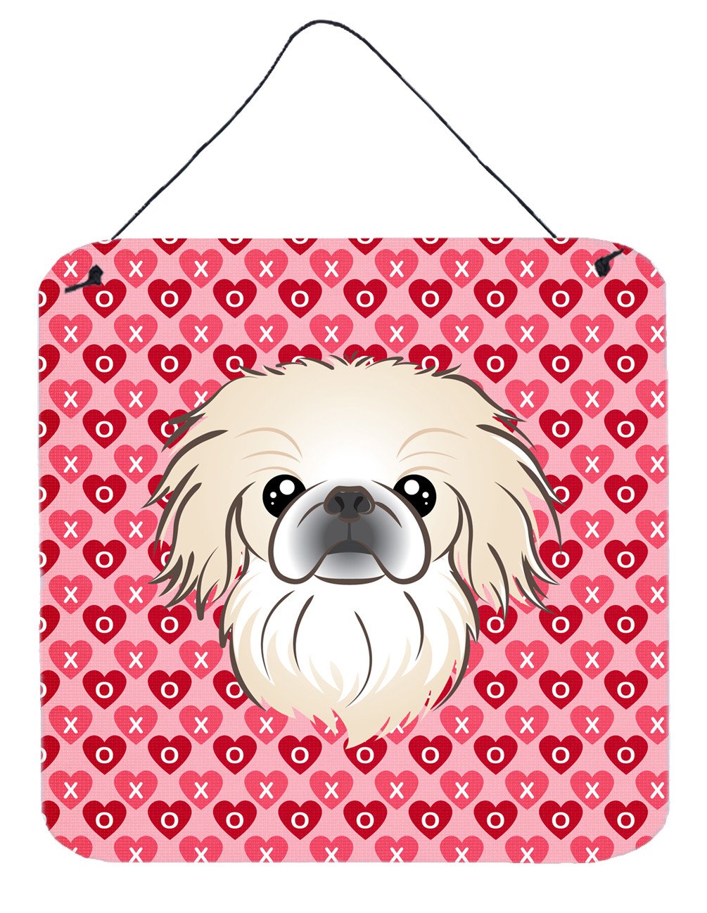 Pekingese Hearts Wall or Door Hanging Prints BB5291DS66 by Caroline's Treasures