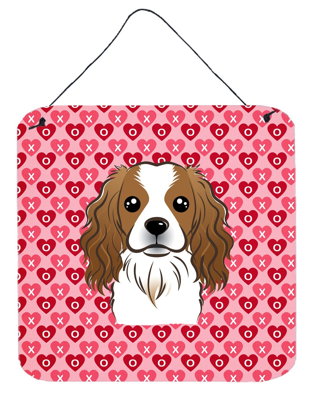 Cavalier Spaniel Hearts Wall or Door Hanging Prints BB5294DS66 by Caroline's Treasures