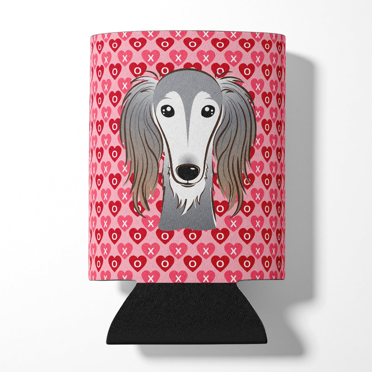 Saluki Hearts Can or Bottle Hugger BB5299CC  the-store.com.