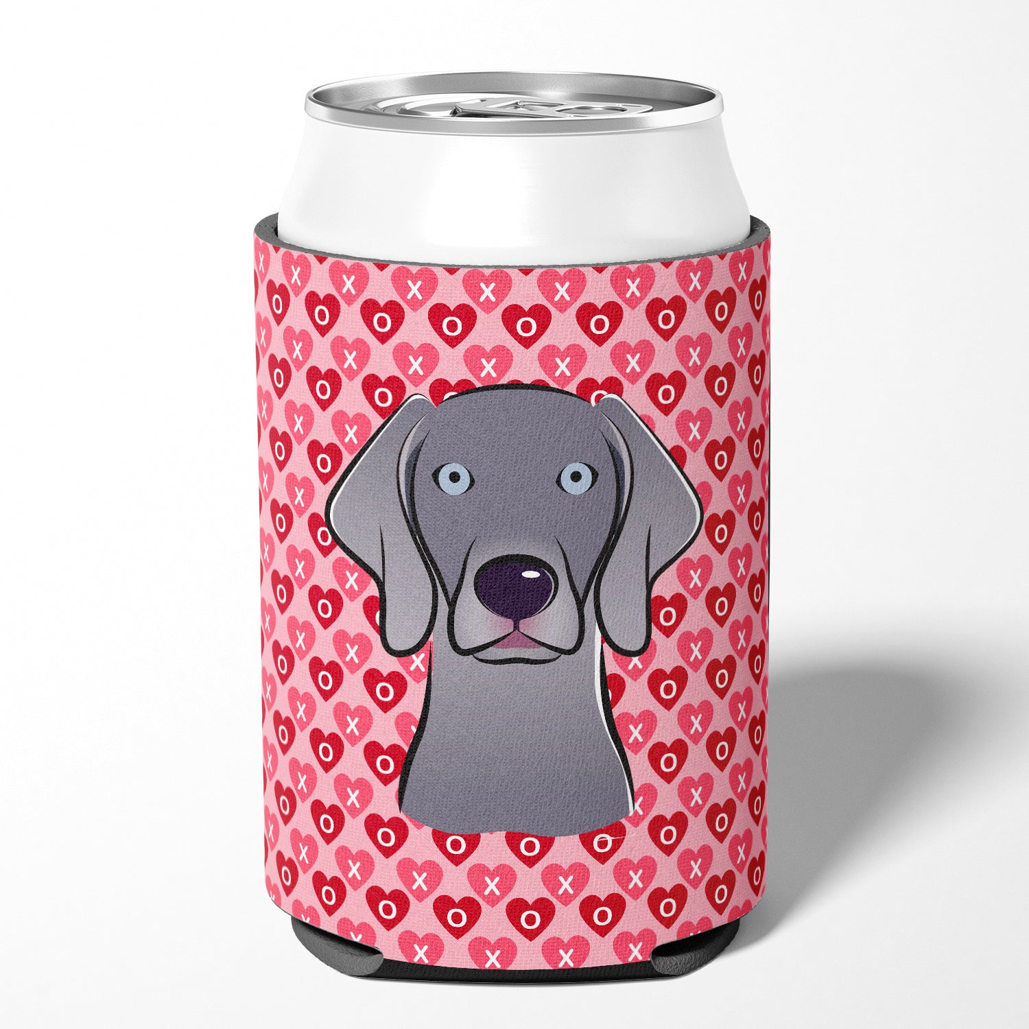 Weimaraner Hearts Can or Bottle Hugger BB5301CC  the-store.com.