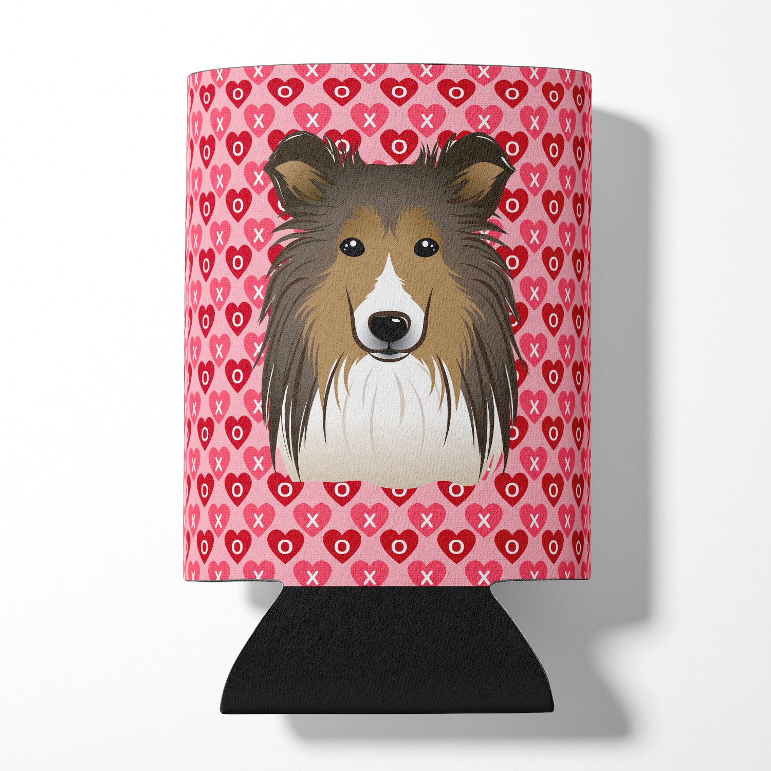 Sheltie Hearts Can or Bottle Hugger BB5312CC  the-store.com.