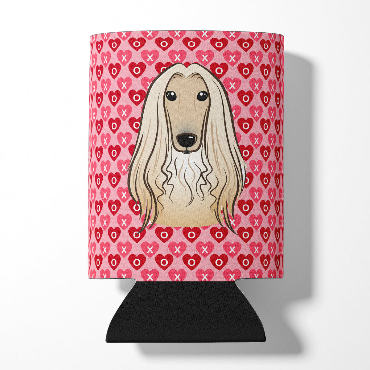 Afghan Hound Hearts Can or Bottle Hugger BB5314CC  the-store.com.