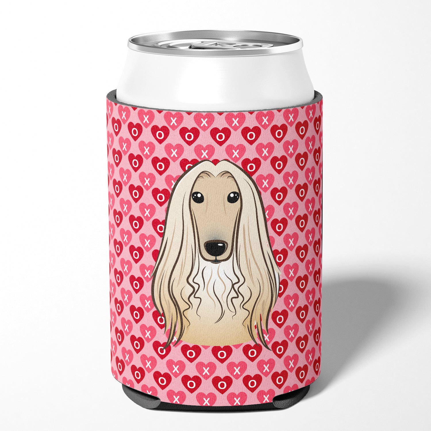 Afghan Hound Hearts Can or Bottle Hugger BB5314CC  the-store.com.