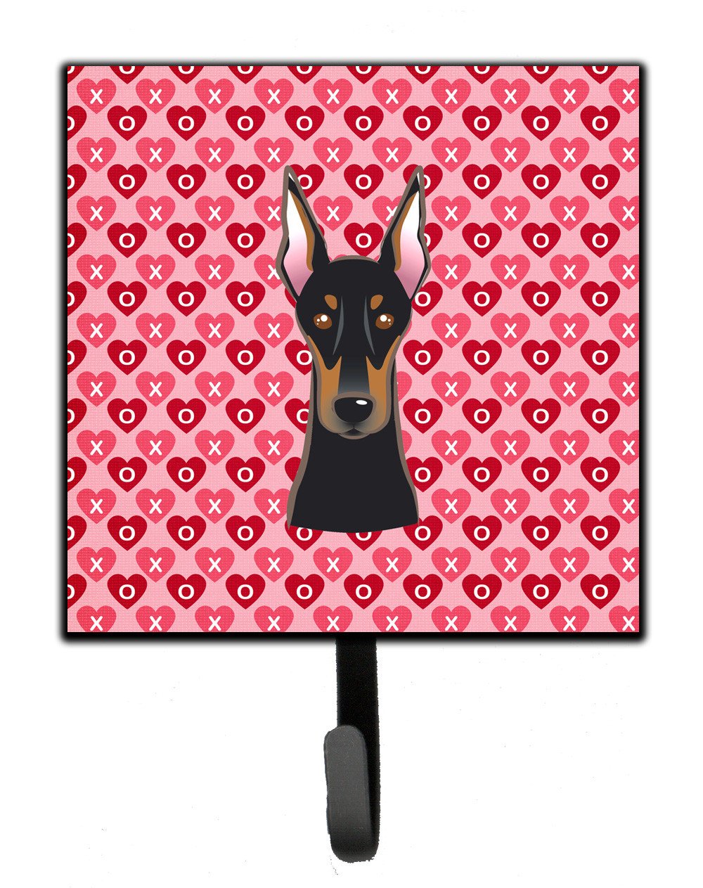 Doberman Pinscher Hearts Leash or Key Holder BB5315SH4 by Caroline&#39;s Treasures