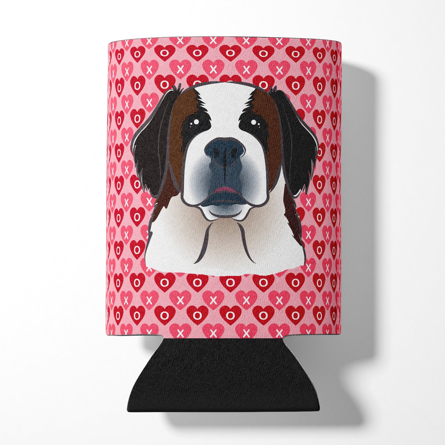 Saint Bernard Hearts Can or Bottle Hugger BB5316CC  the-store.com.