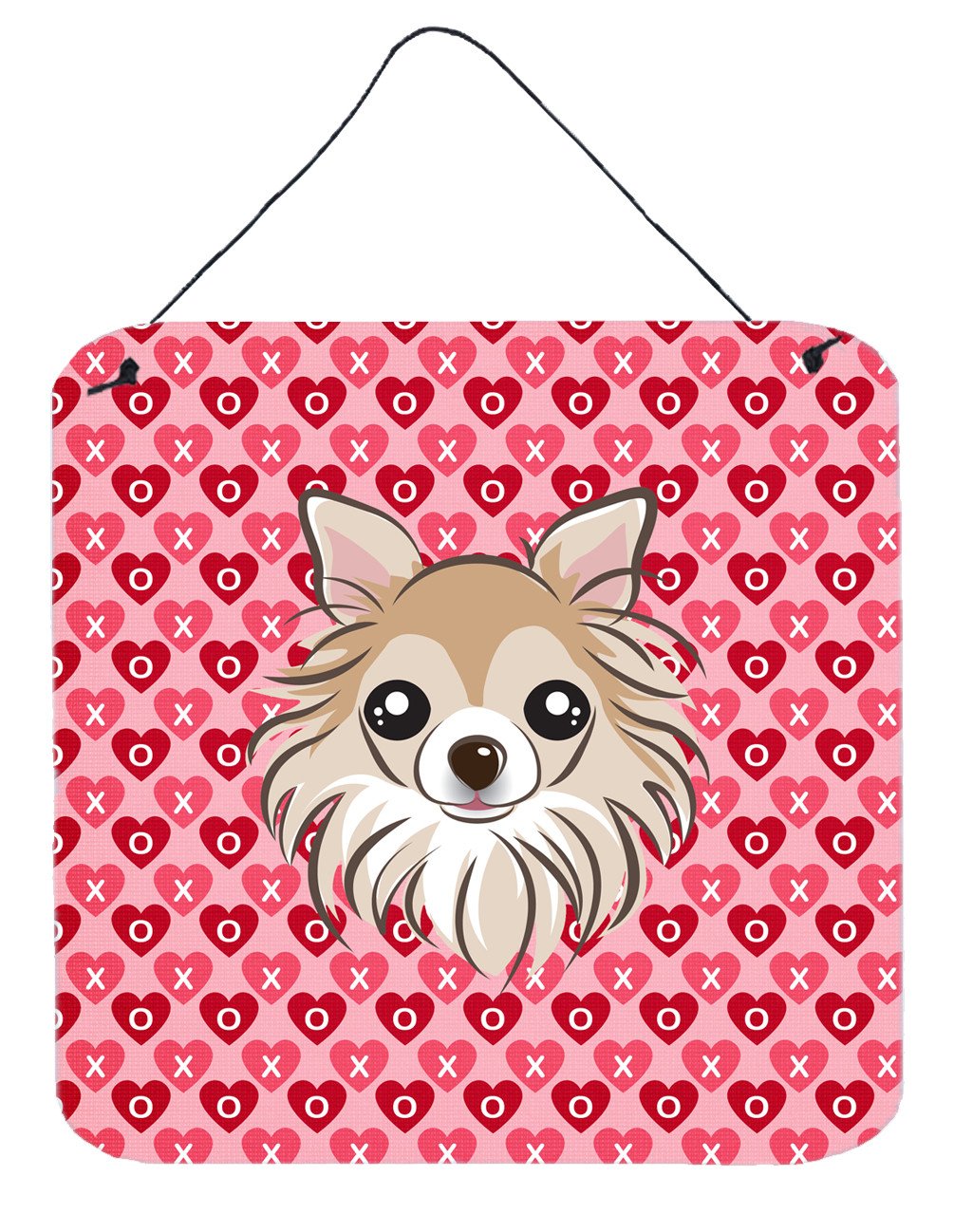 Chihuahua Hearts Wall or Door Hanging Prints BB5321DS66 by Caroline's Treasures