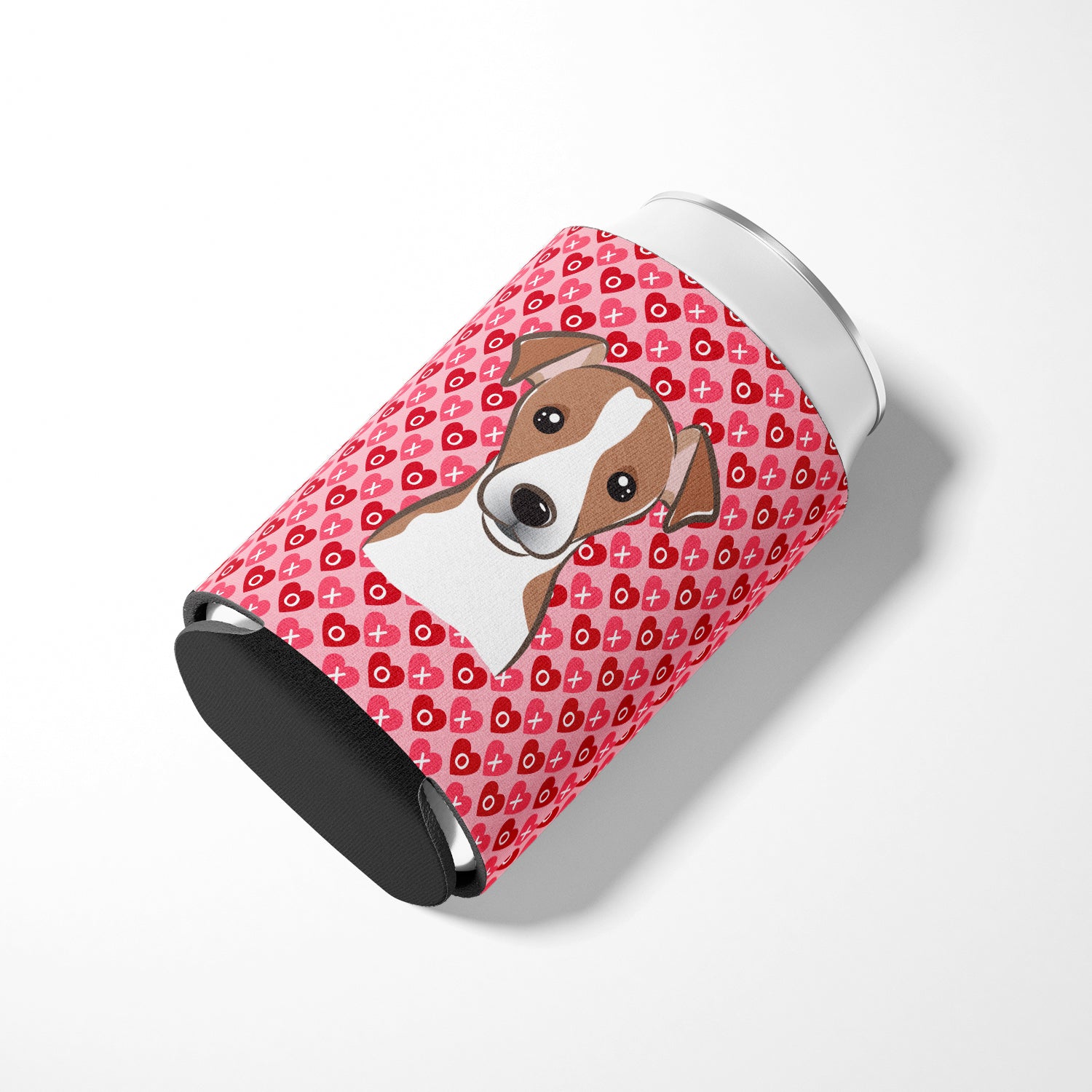 Jack Russell Terrier Hearts Can or Bottle Hugger BB5330CC  the-store.com.