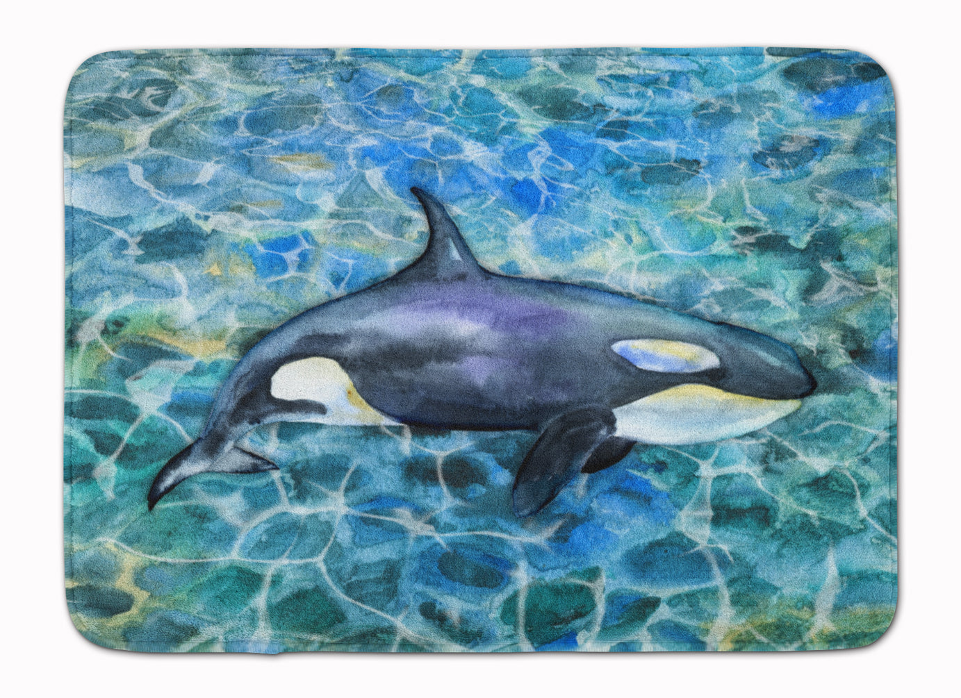 Killer Whale Orca Machine Washable Memory Foam Mat BB5334RUG - the-store.com