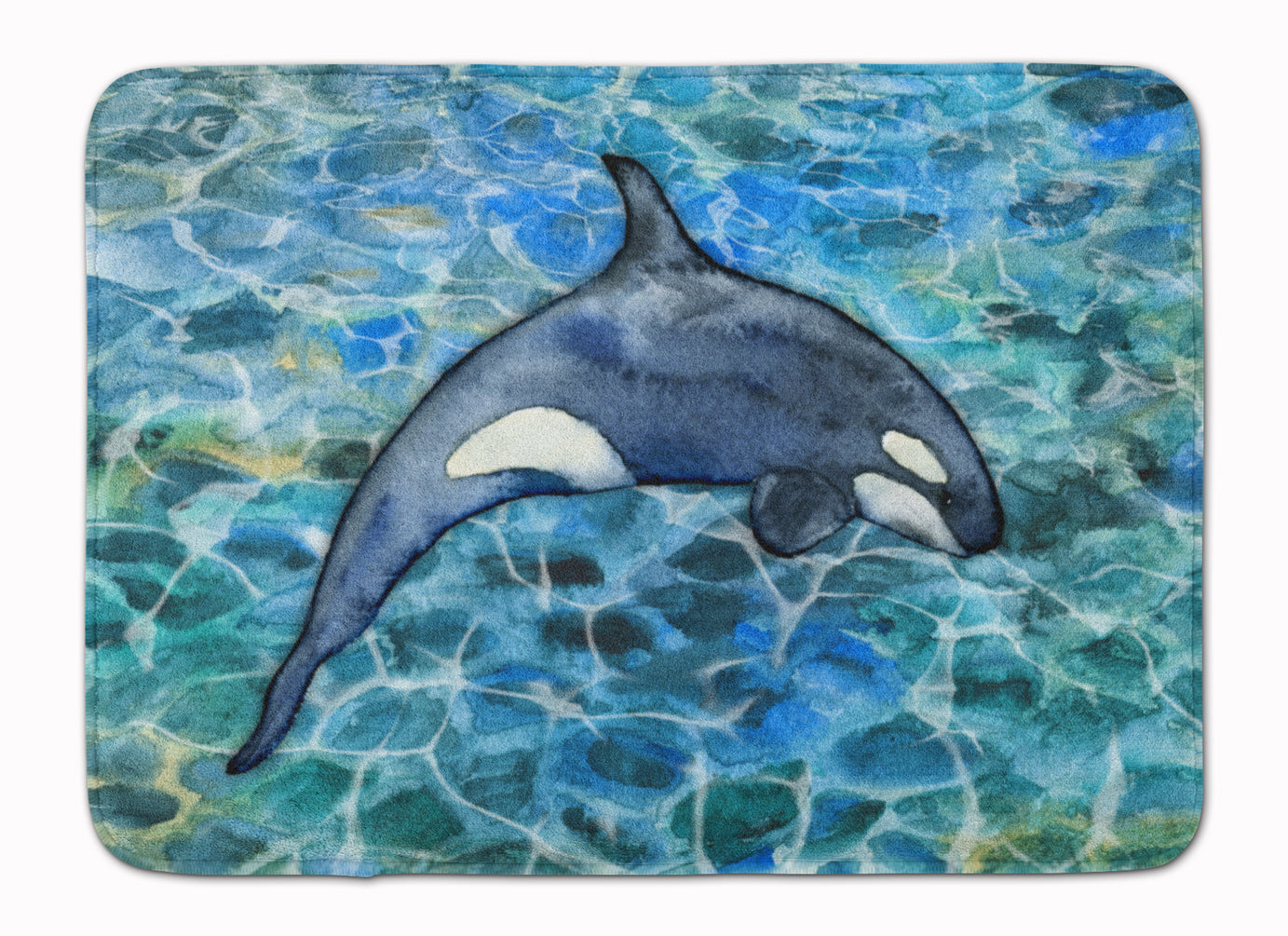 Killer Whale Orca #2 Machine Washable Memory Foam Mat BB5335RUG - the-store.com