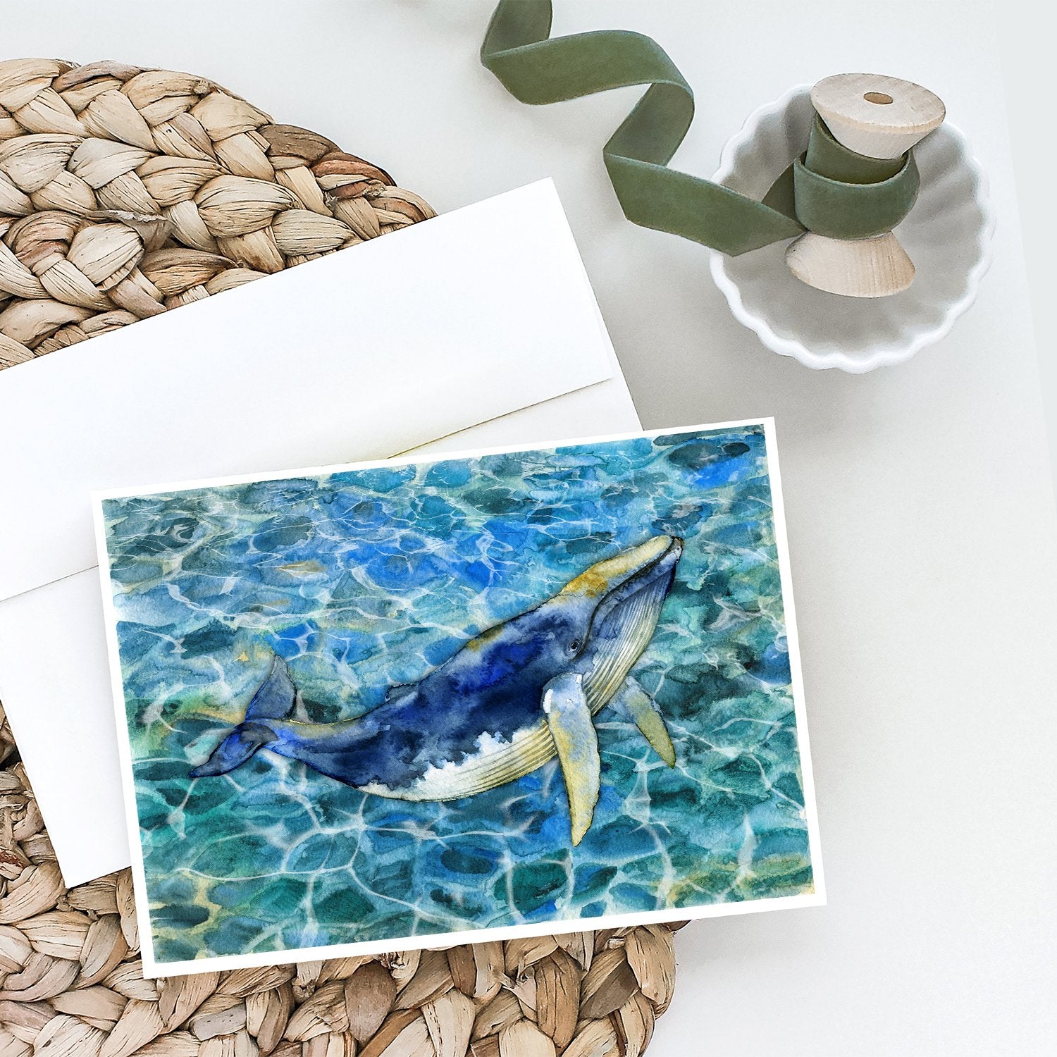 Buy this Humpback Whale Greeting Cards and Envelopes Pack of 8