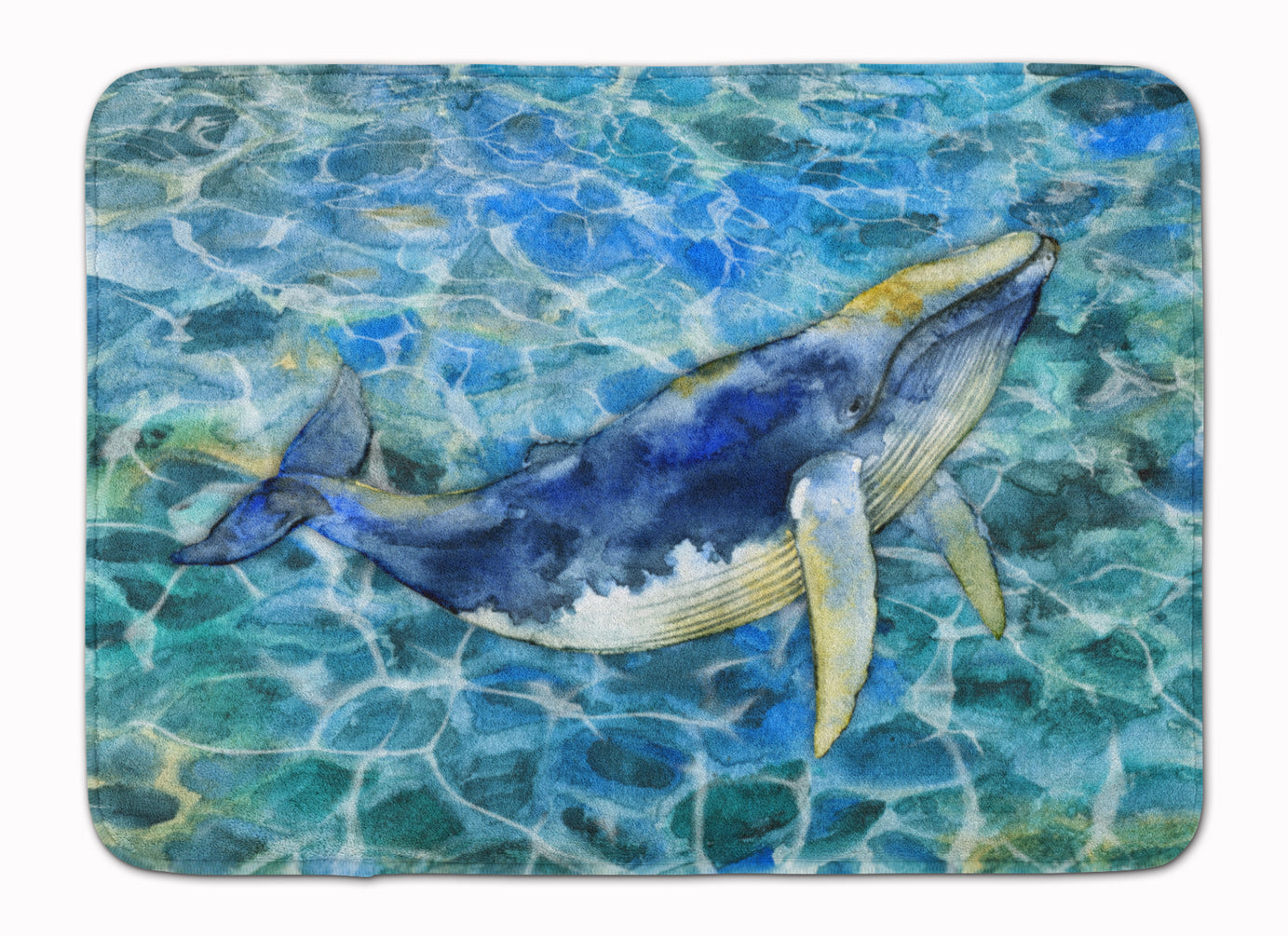 Humpback Whale Machine Washable Memory Foam Mat BB5336RUG - the-store.com