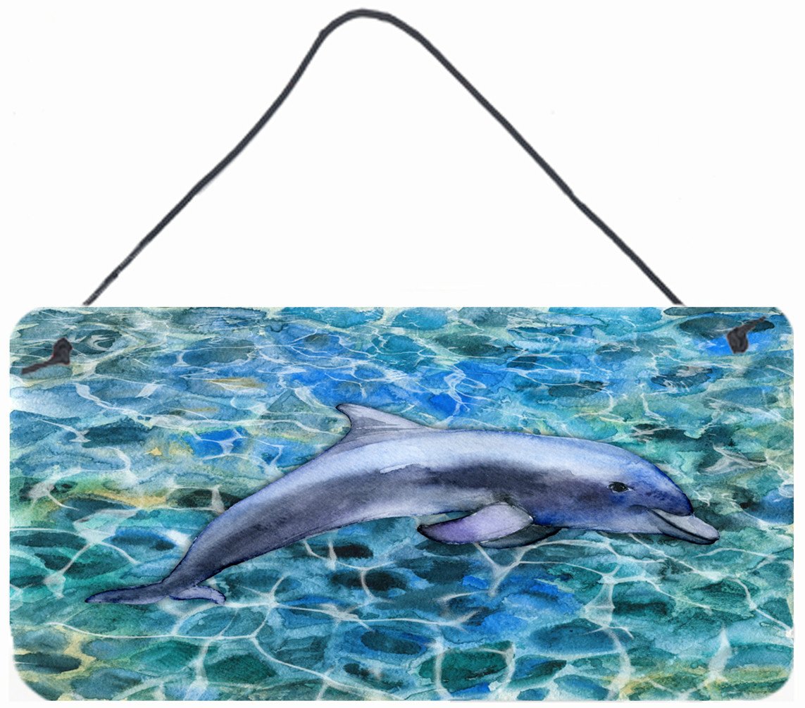 Dolphin Wall or Door Hanging Prints BB5339DS812 by Caroline&#39;s Treasures