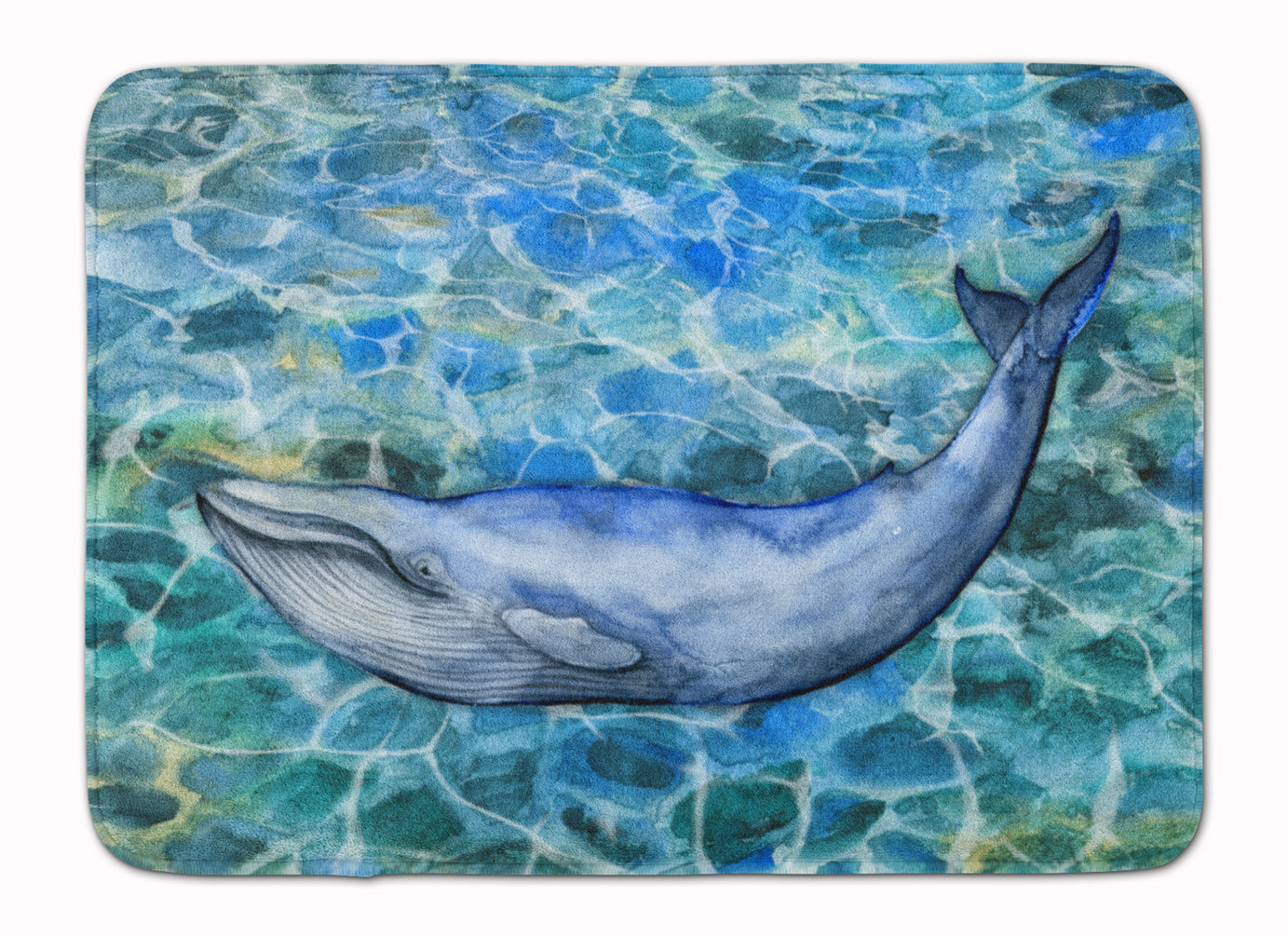 Humpback Whale Machine Washable Memory Foam Mat BB5340RUG - the-store.com