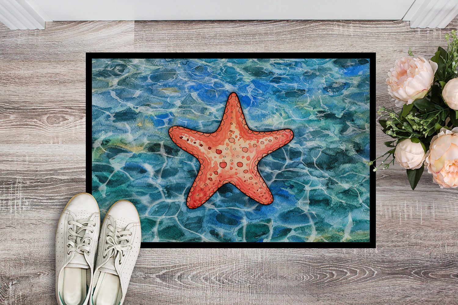 Starfish Indoor or Outdoor Mat 18x27 BB5341MAT - the-store.com