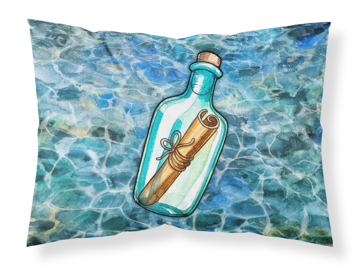 Messag in a Bottle Fabric Standard Pillowcase BB5343PILLOWCASE by Caroline's Treasures