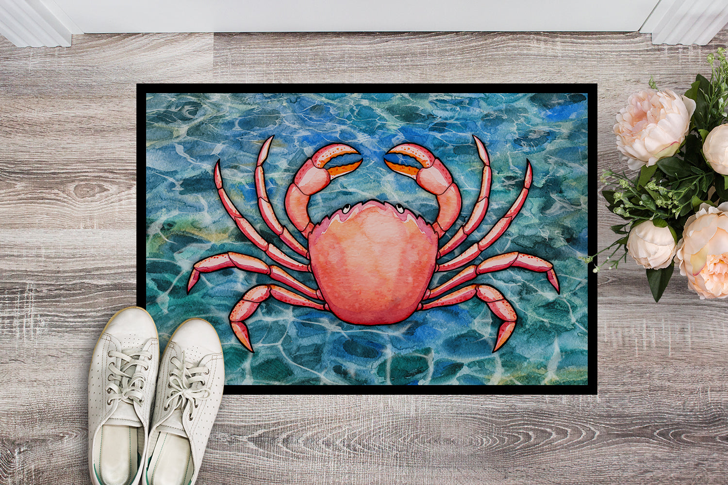 Crab Indoor or Outdoor Mat 18x27 BB5346MAT - the-store.com