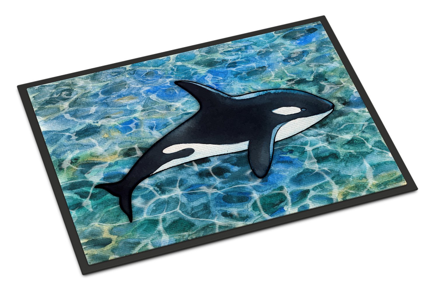 Killer Whale Orca Indoor or Outdoor Mat 24x36 BB5348JMAT by Caroline's Treasures