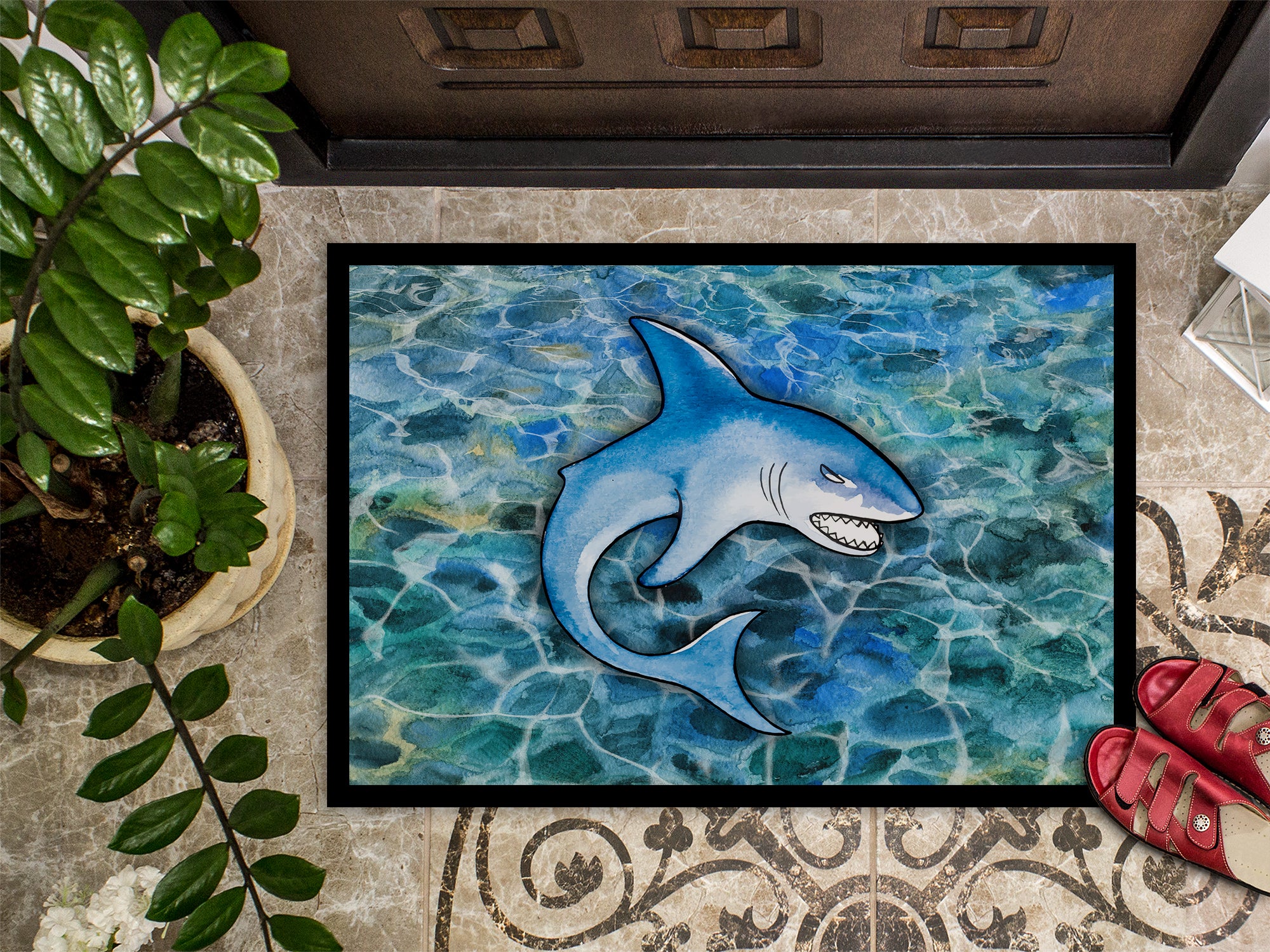 Shark Indoor or Outdoor Mat 18x27 BB5352MAT - the-store.com