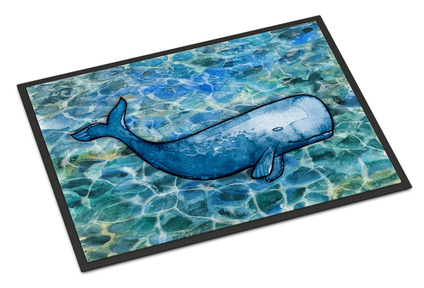 Sperm Whale Cachalot Indoor or Outdoor Mat 24x36 BB5354JMAT by Caroline's Treasures