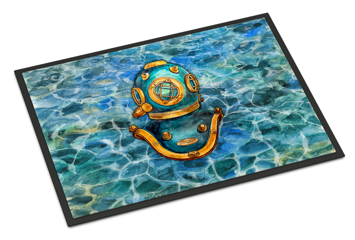 Deep Sea Diving Helmet Indoor or Outdoor Mat 18x27 BB5355MAT - the-store.com