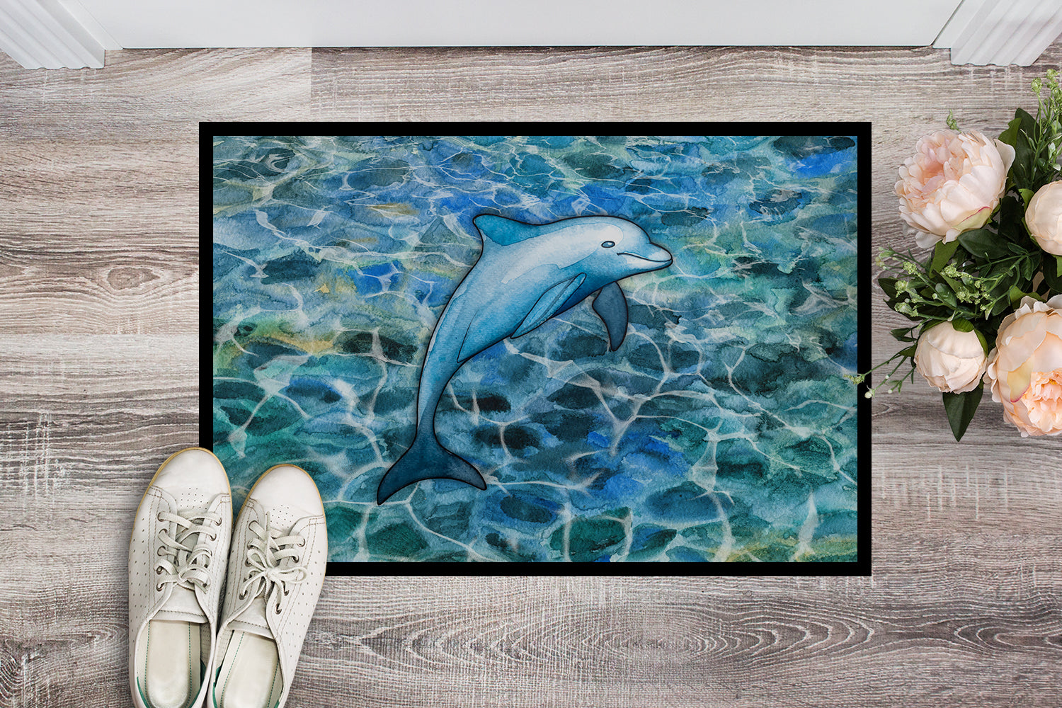 Dolphin Indoor or Outdoor Mat 18x27 BB5356MAT - the-store.com