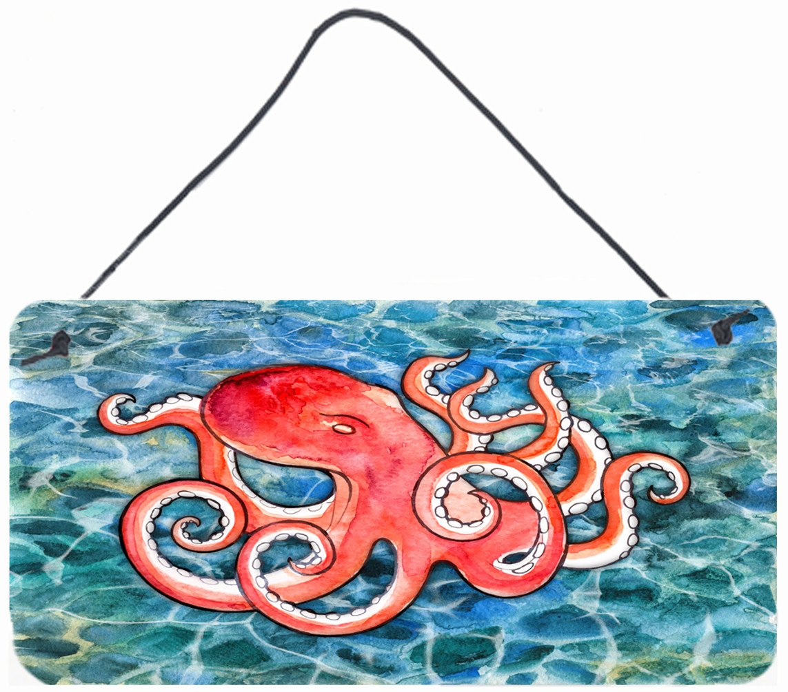 Octopus Wall or Door Hanging Prints BB5357DS812 by Caroline's Treasures