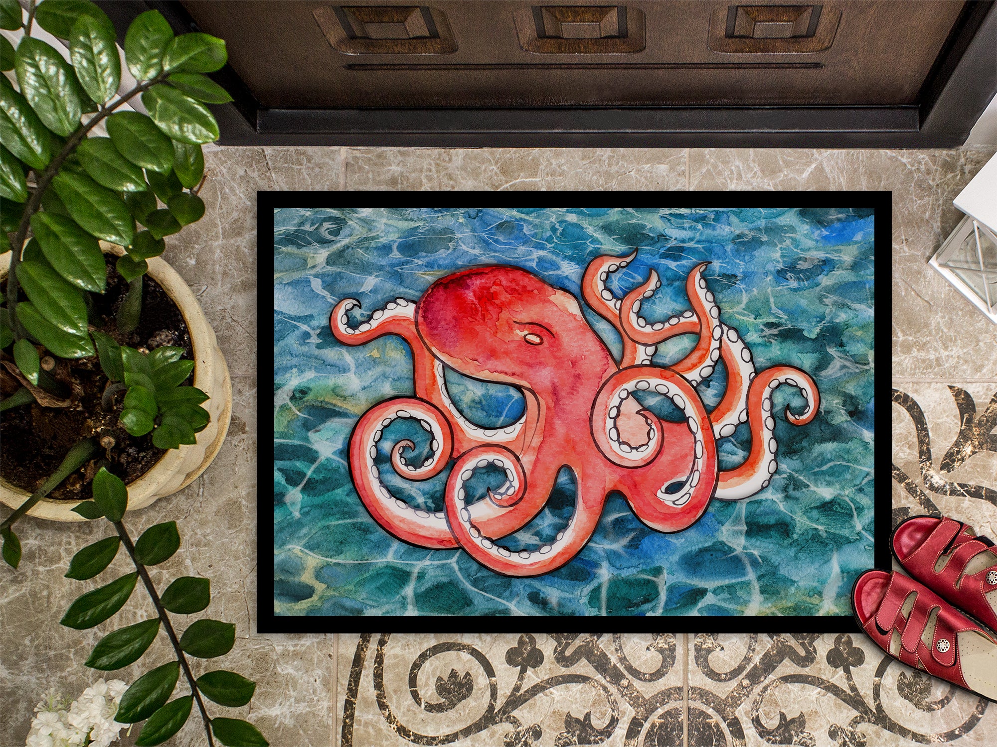 Octopus Indoor or Outdoor Mat 18x27 BB5357MAT - the-store.com