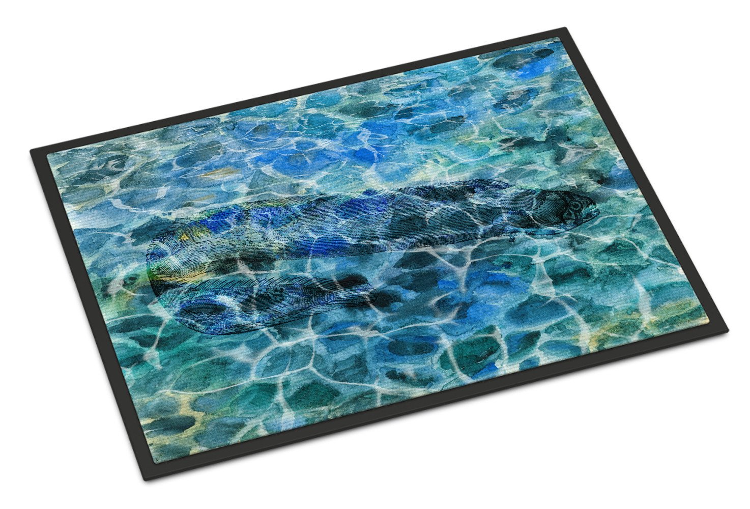 Eel Under water Indoor or Outdoor Mat 24x36 BB5360JMAT by Caroline's Treasures