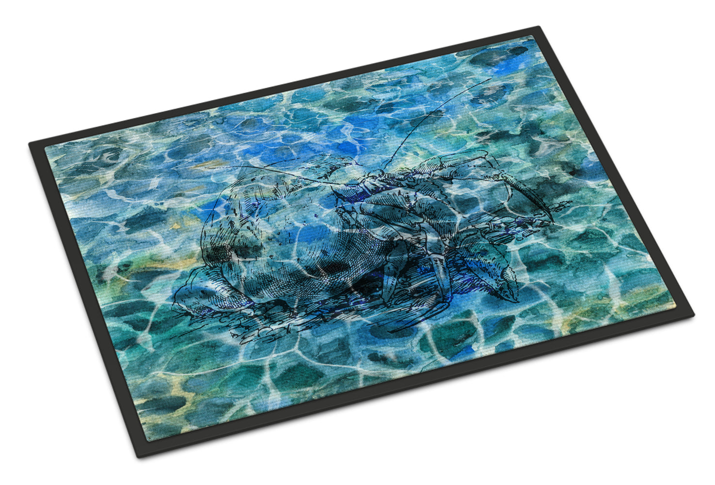 Hermit Crab Under water Indoor or Outdoor Mat 18x27 BB5361MAT - the-store.com