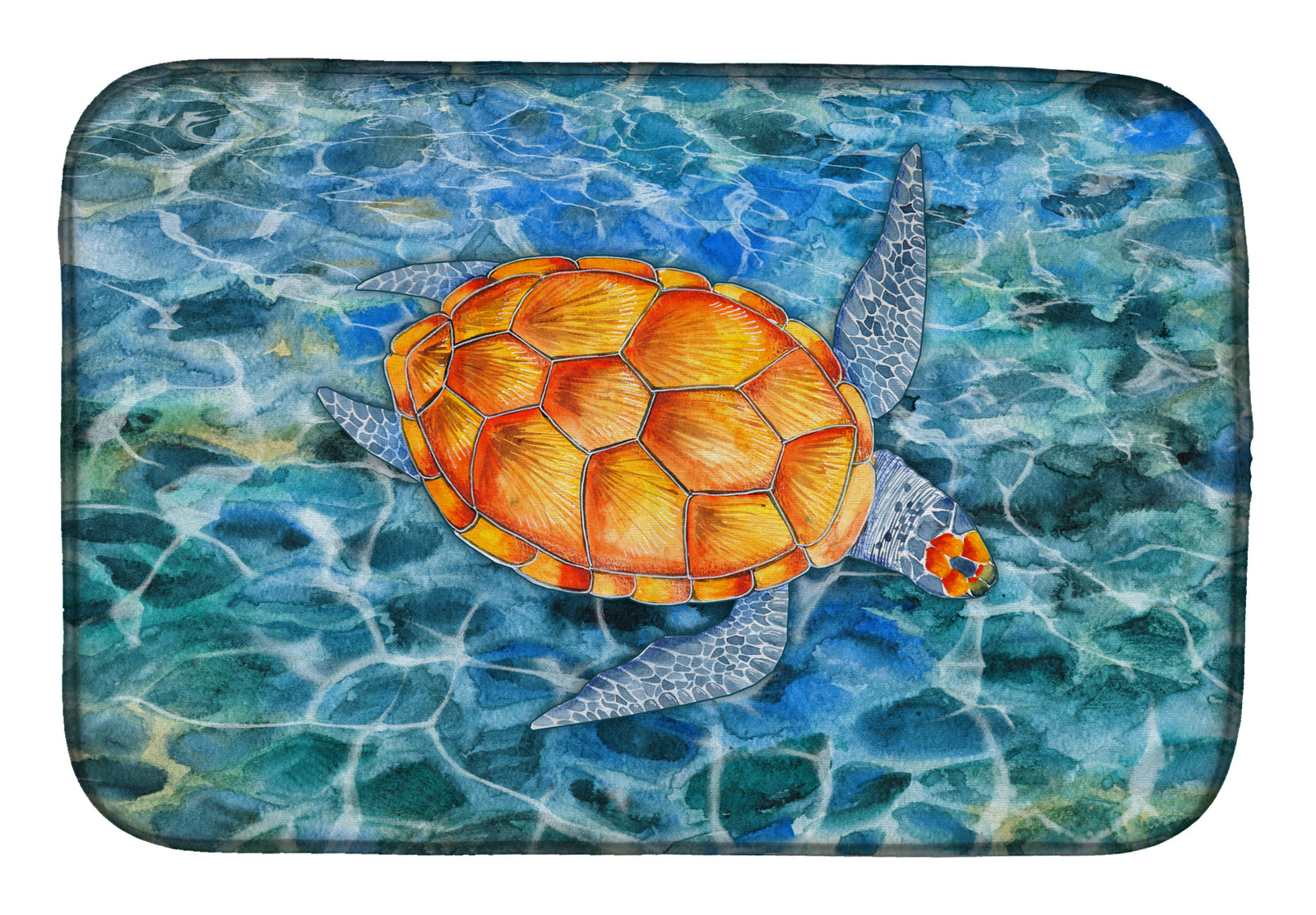 Sea Turtle Dish Drying Mat BB5364DDM  the-store.com.