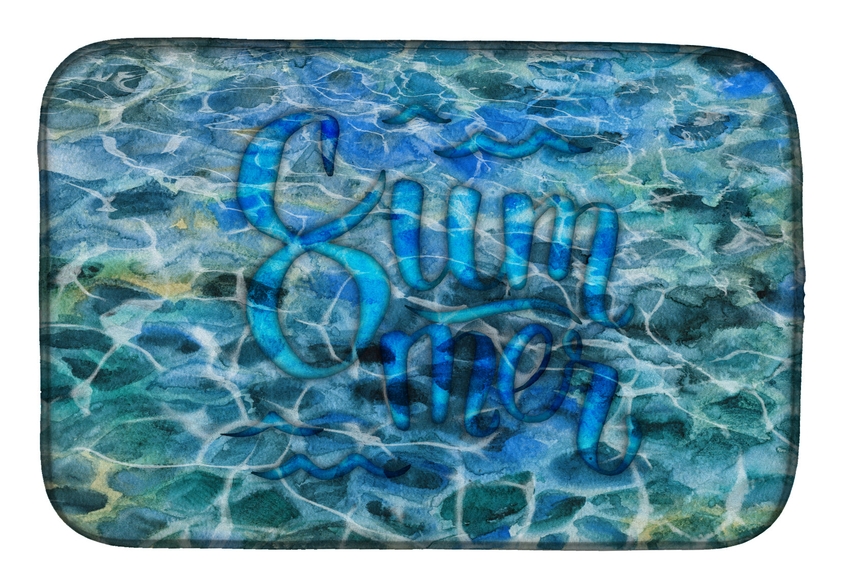 Summer Under Water Dish Drying Mat BB5365DDM  the-store.com.