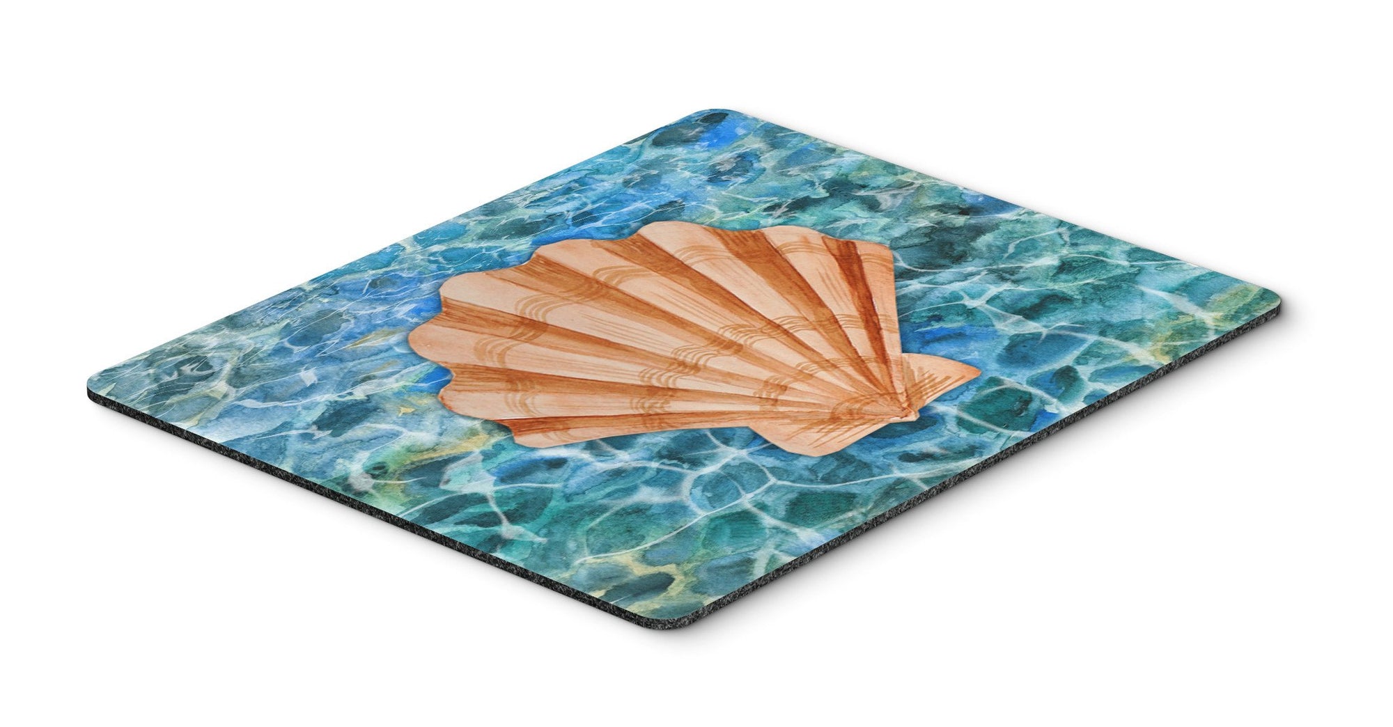 Scallop Shell and Water Mouse Pad, Hot Pad or Trivet BB5367MP by Caroline's Treasures