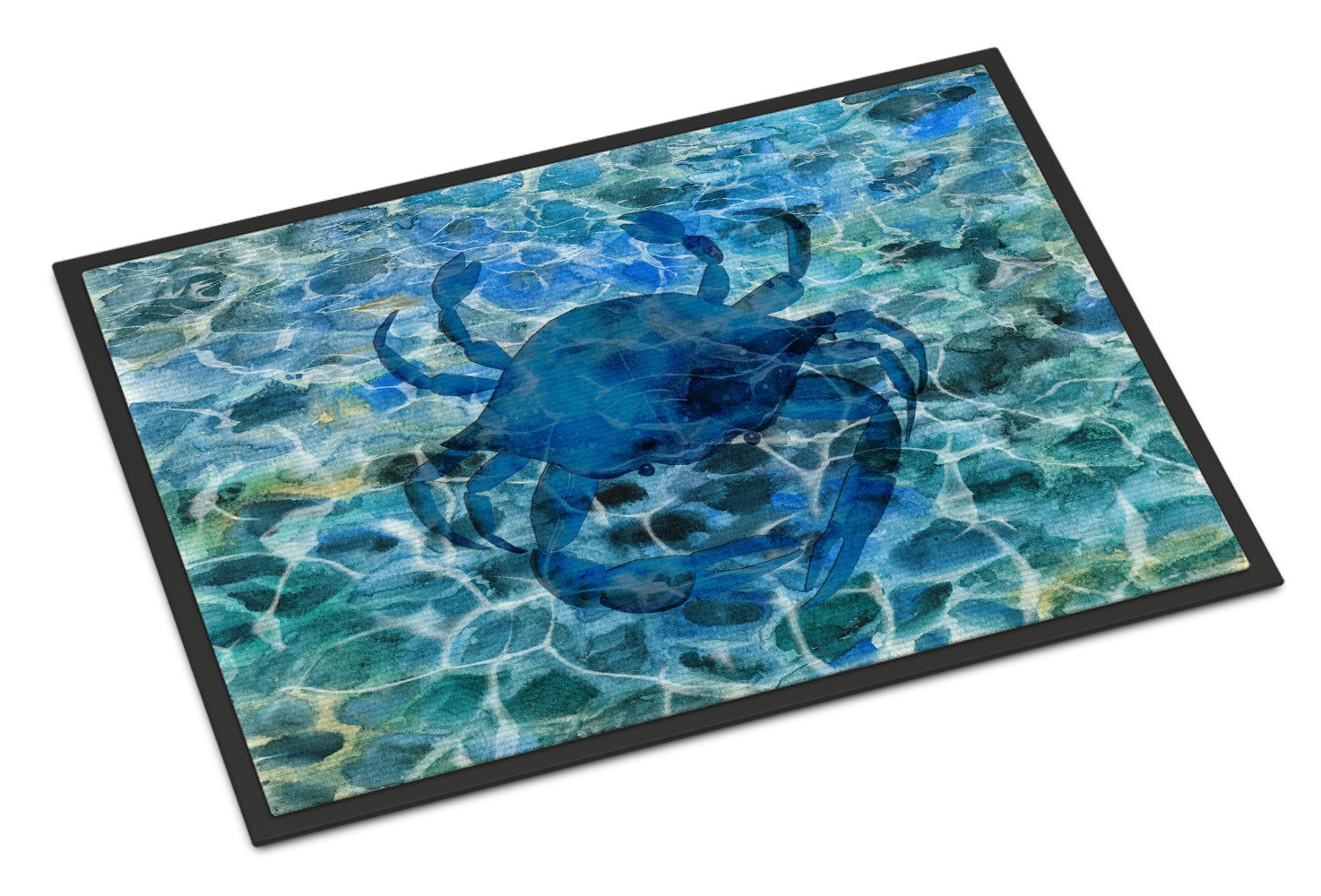 Blue Crab Under Water Indoor or Outdoor Mat 24x36 BB5369JMAT by Caroline's Treasures