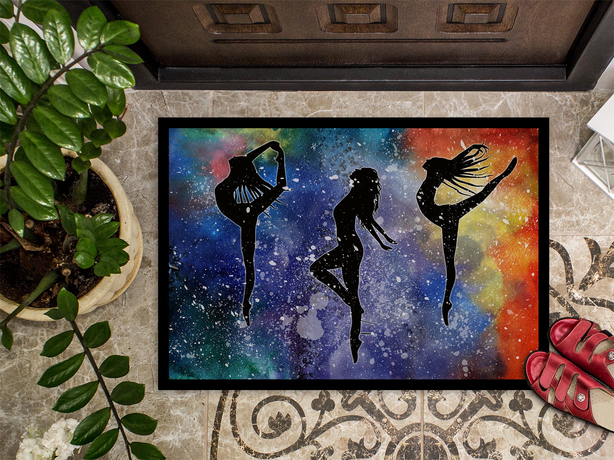 Dancers Indoor or Outdoor Mat 18x27 BB5372MAT - the-store.com