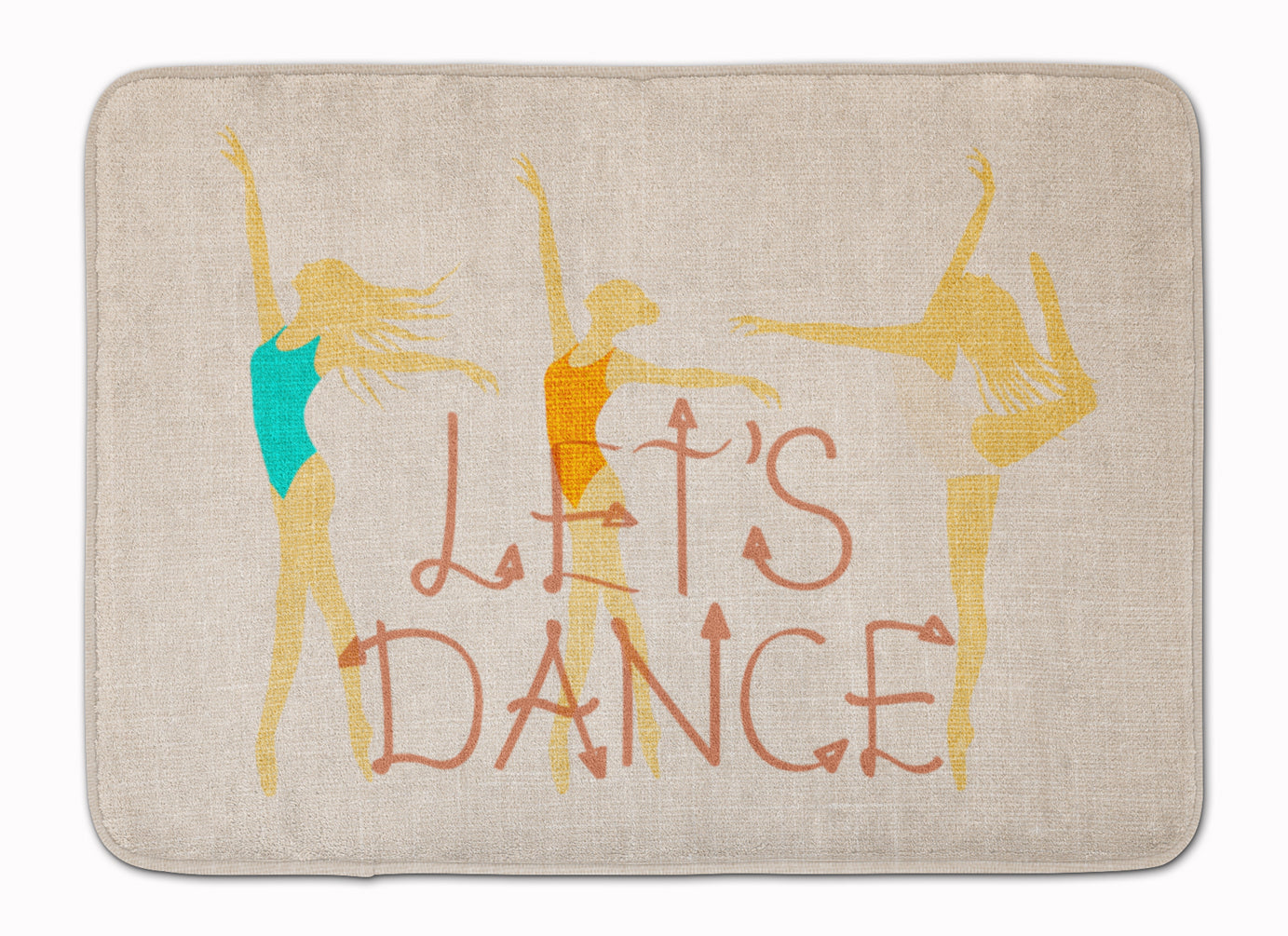 Let's Dance Linen Light Machine Washable Memory Foam Mat BB5376RUG - the-store.com