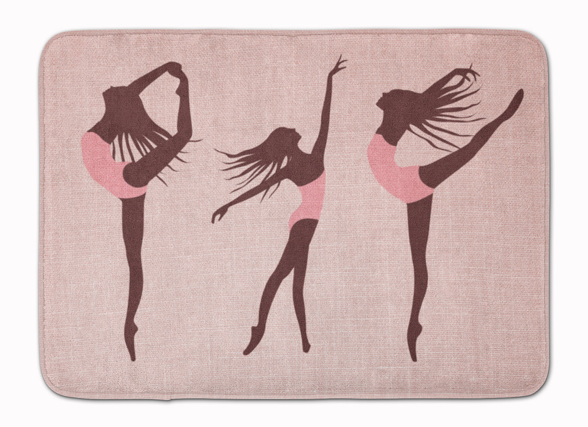 Dancers Linen Pink Machine Washable Memory Foam Mat BB5377RUG - the-store.com