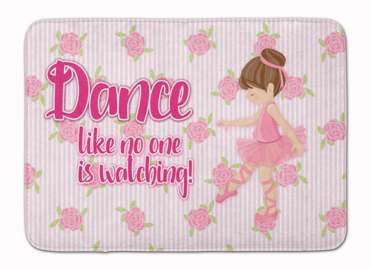 Ballet Dance Brunette Machine Washable Memory Foam Mat BB5390RUG - the-store.com