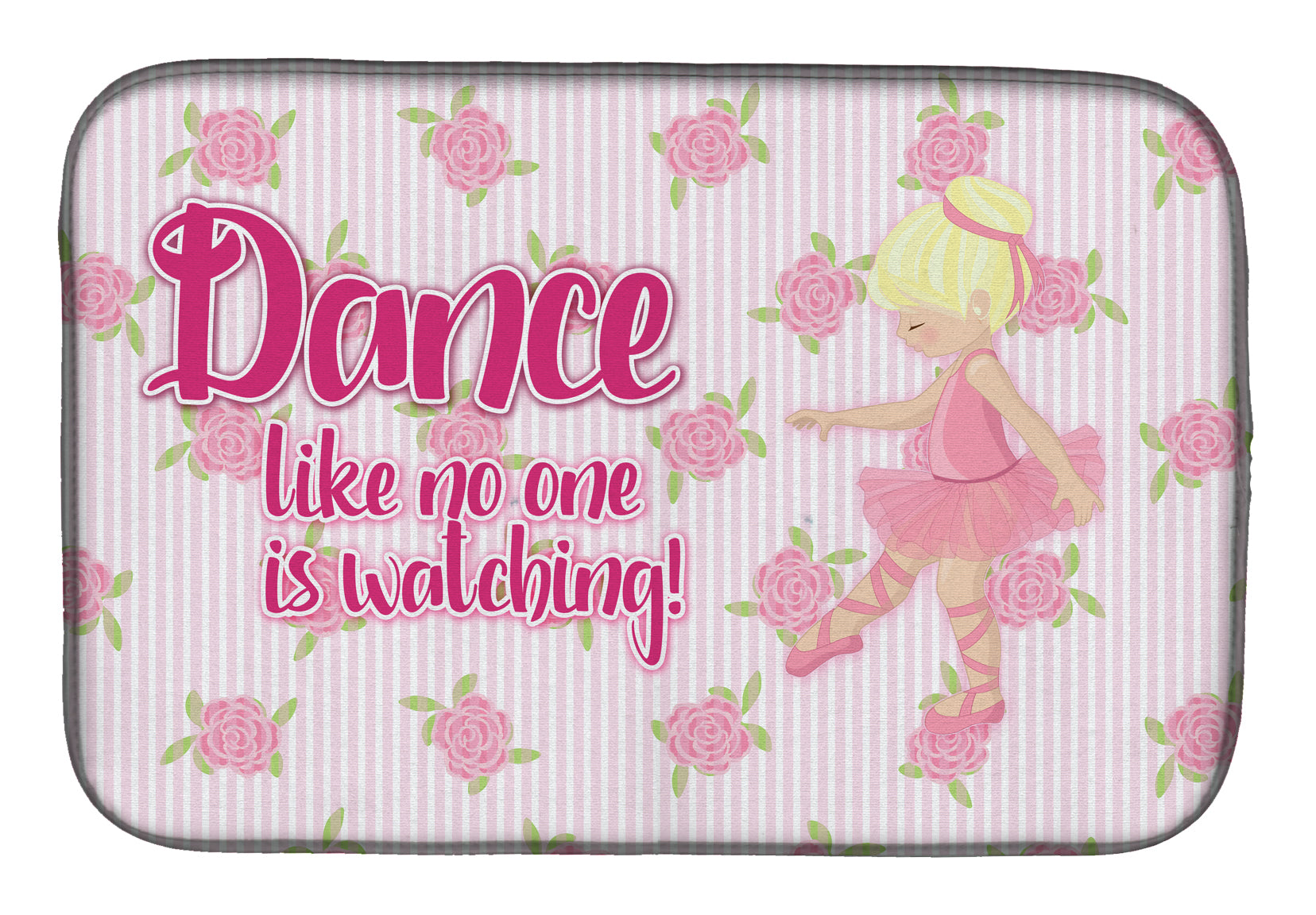 Ballet Dance Blonde Dish Drying Mat BB5391DDM  the-store.com.