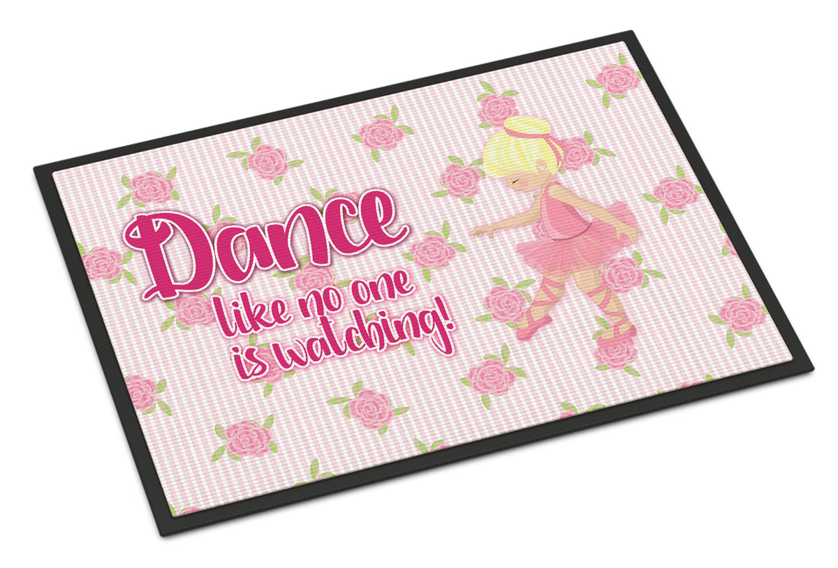 Ballet Dance Blonde Indoor or Outdoor Mat 18x27 BB5391MAT - the-store.com