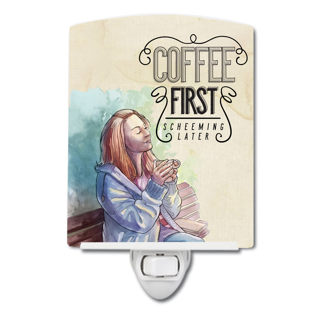 Coffee First Sign Ceramic Night Light BB5403CNL - the-store.com