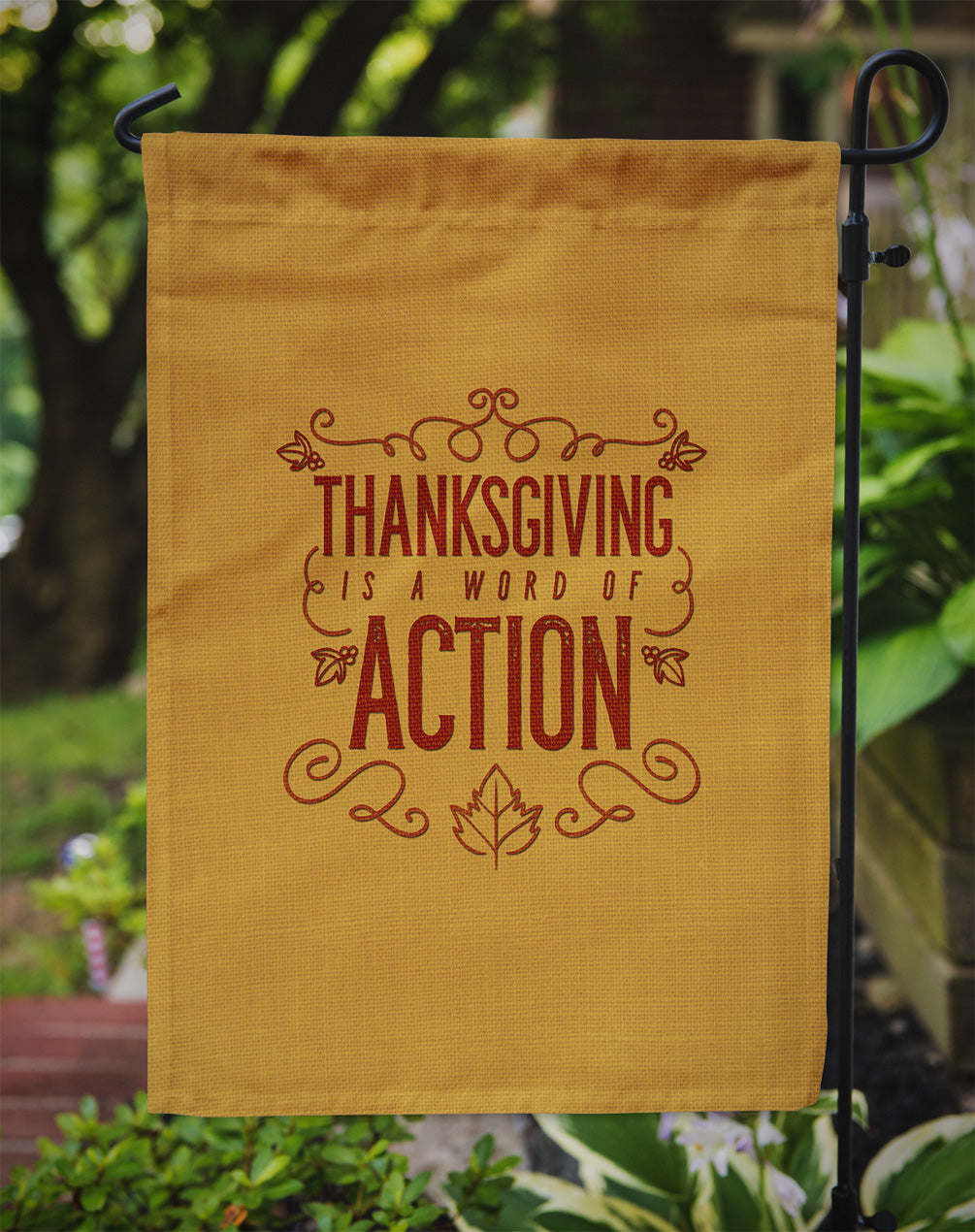 Thanksgiving is Action Flag Garden Size BB5458GF  the-store.com.