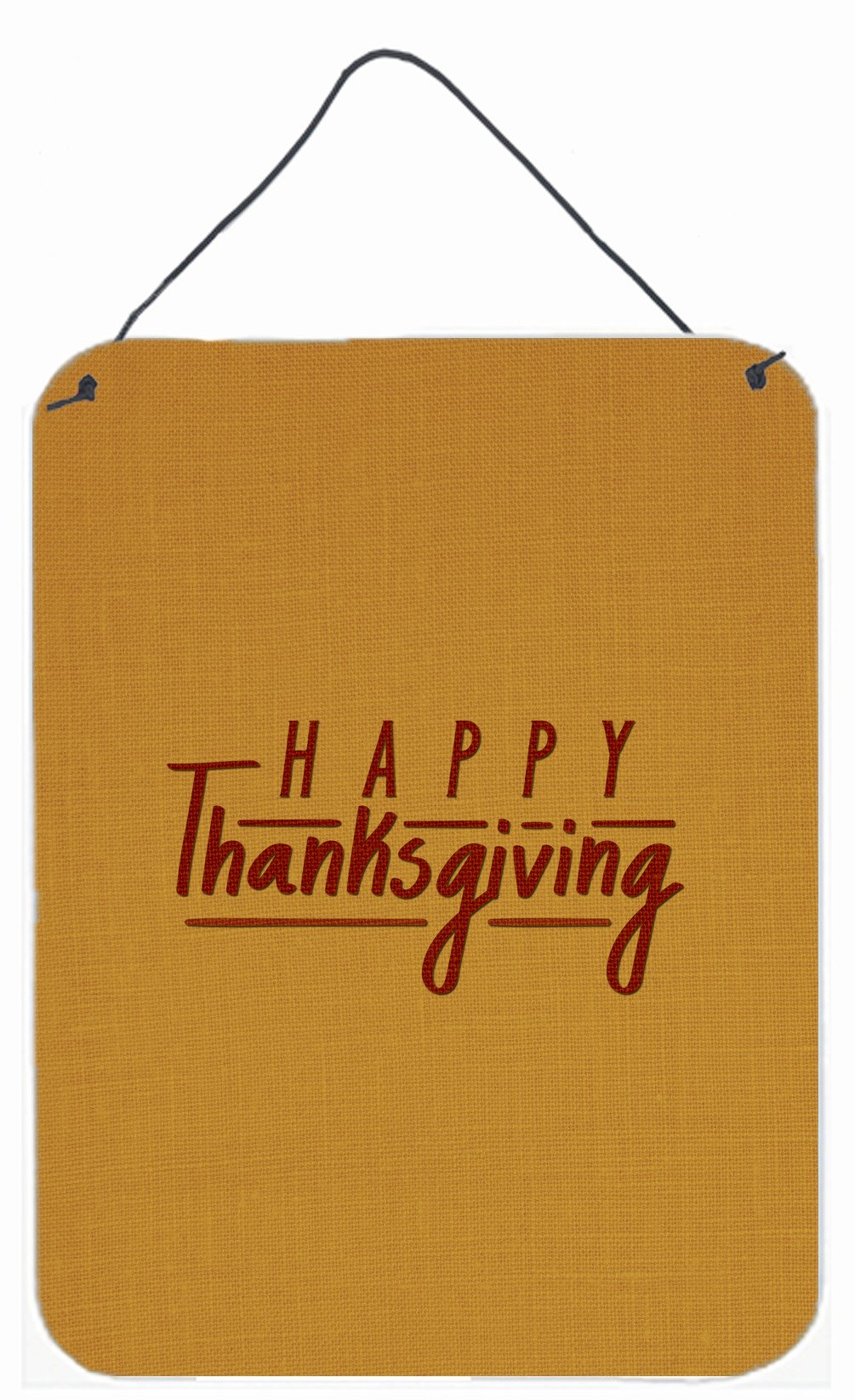 Happy Thanksgiving Wall or Door Hanging Prints BB5468DS1216 by Caroline&#39;s Treasures